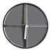 Круглое сферическое зеркало Steel Crafts D-490 для помещений фото 2