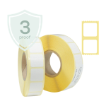 Термоэтикетка с защитным слоем 20x20, 2000 шт.